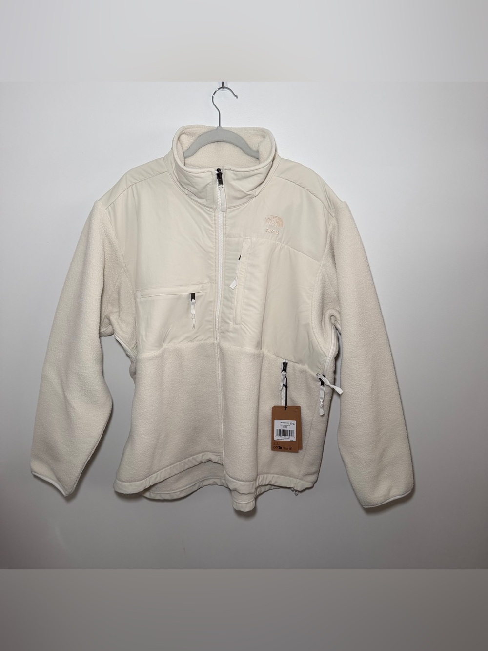 The North Face x Skims 1995 Denali Fleece Jacket Size XL in Color Bone
